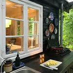 Classic Black And White House With Personal Style Vig