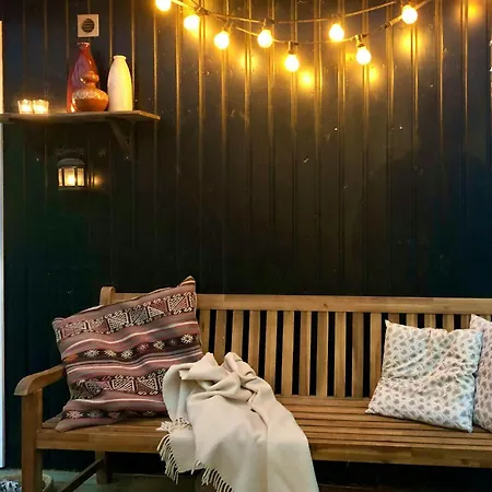 Classic Black And White House With Personal Style Vig