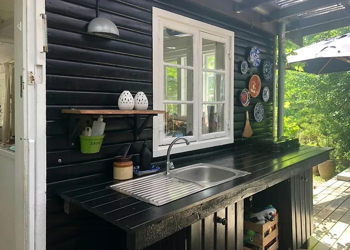 Casa de Férias Classic Black And White House With Personal Style